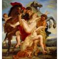 Raub der Toechter des Leukippos v. Rubens