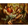 Peter Paul Rubens-Werkstatt-Jupiter und Merkur bei Philemon und Baucis_80x60cm